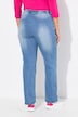 Jeans Mony, vintage look, taps toelopende pijpen, stretch