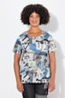 T-shirt, all-over print, korte mouwen