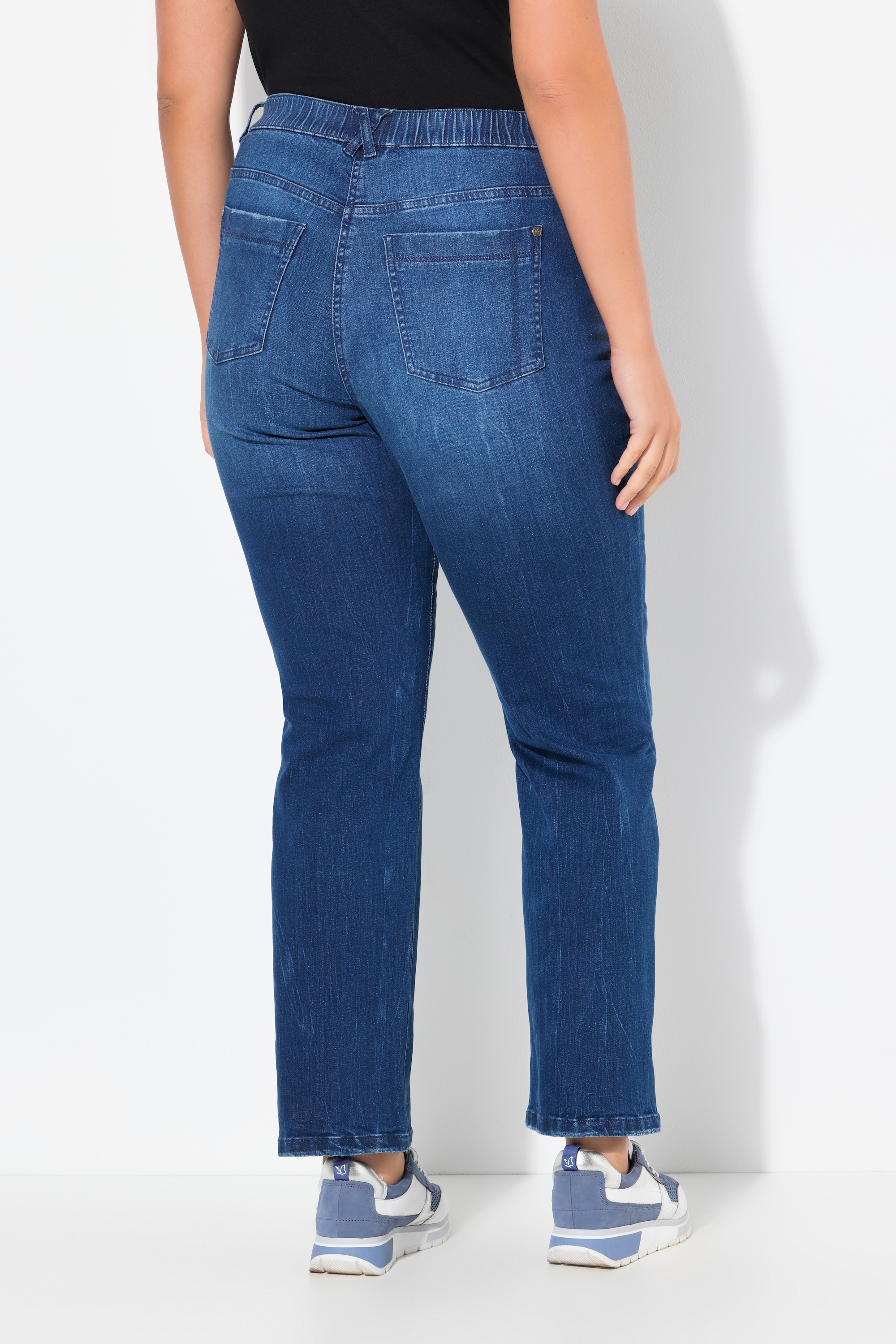 Ulla Popken Damen große Größen Jeans Mandy weites gerades Bein