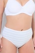 Culottes midi, lot de 5, rayures/couleur unie