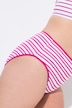 Midislips, 5-pak, striber/ensfarvet