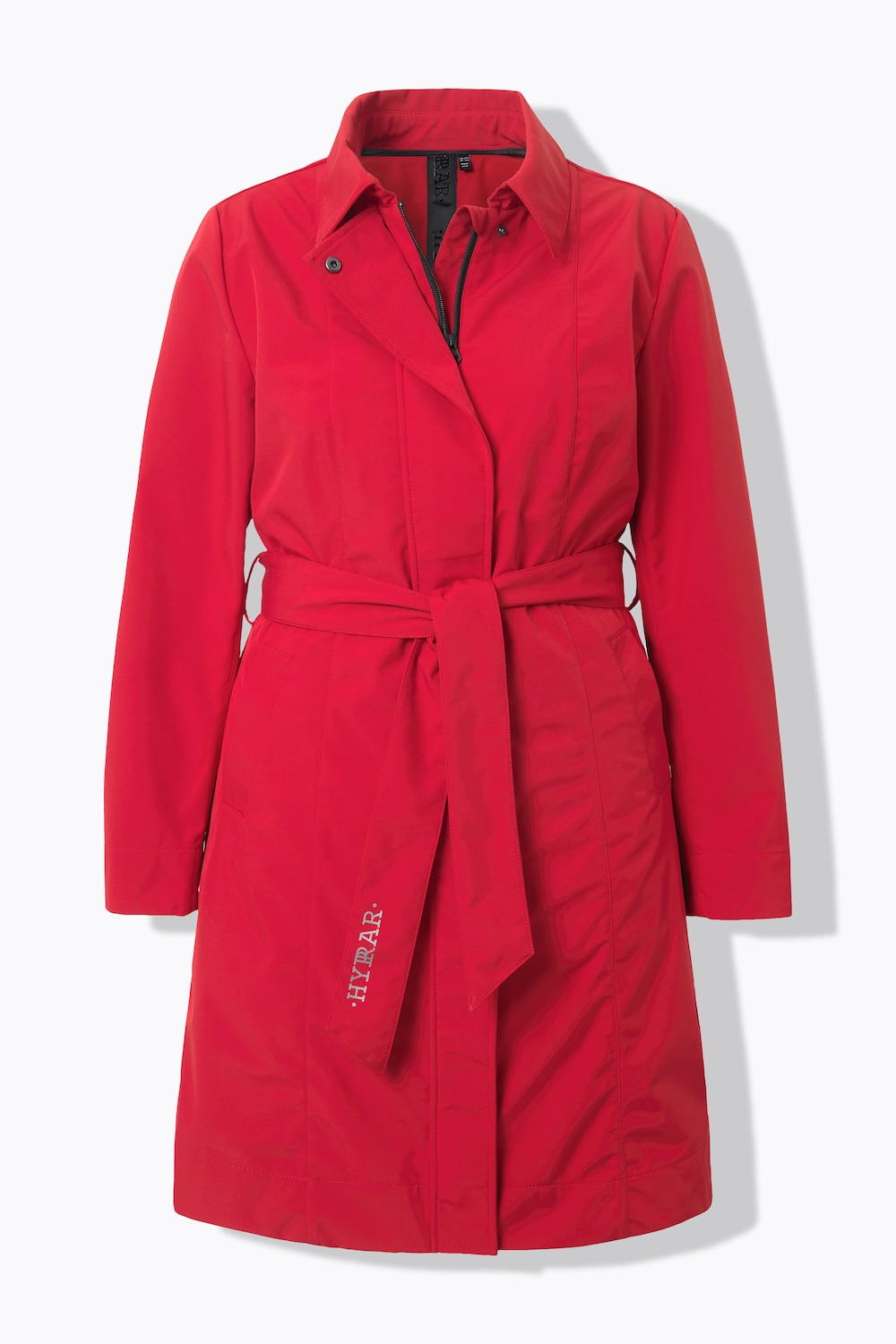 Stora storlekar HYPRAR Softshell-trenchcoat, Dam, röd, storlek: 46/48, Polyester, Ulla Popken