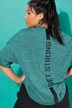 T-shirt de sport oversize. Imprimé au dos