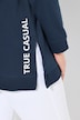 Sudadera larga con capucha, línea A, capucha, manga larga