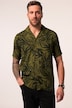 Chemise JP 1880 dans un imprimé all-over, manches courtes et col cubain - jusqu'au 8 XL