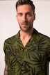 Chemise JP 1880 dans un imprimé all-over, manches courtes et col cubain - jusqu'au 8 XL