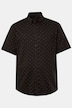 Chemise JP 1880, jersey imprimé all-over, manches courtes et col à pointes boutonnées, coupe Modern Fit - jusqu'au 8 XL