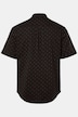 Chemise JP 1880, jersey imprimé all-over, manches courtes et col à pointes boutonnées, coupe Modern Fit - jusqu'au 8 XL