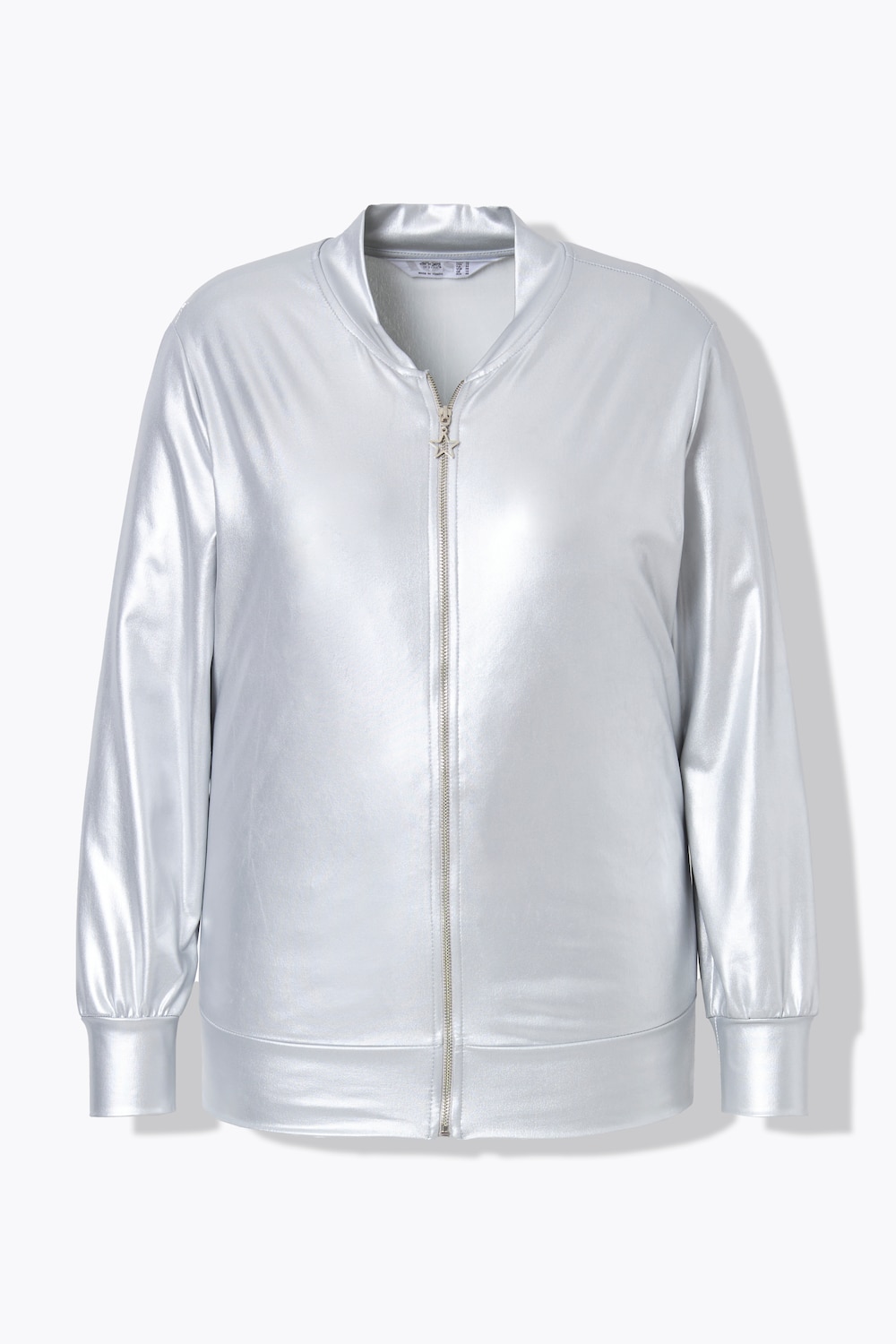 Stora storlekar Blusjacka, Dam, grå, storlek: 52, Polyester, Angel of Style