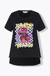 T-shirt, boxy fit, teddy-motief, korte mouwen