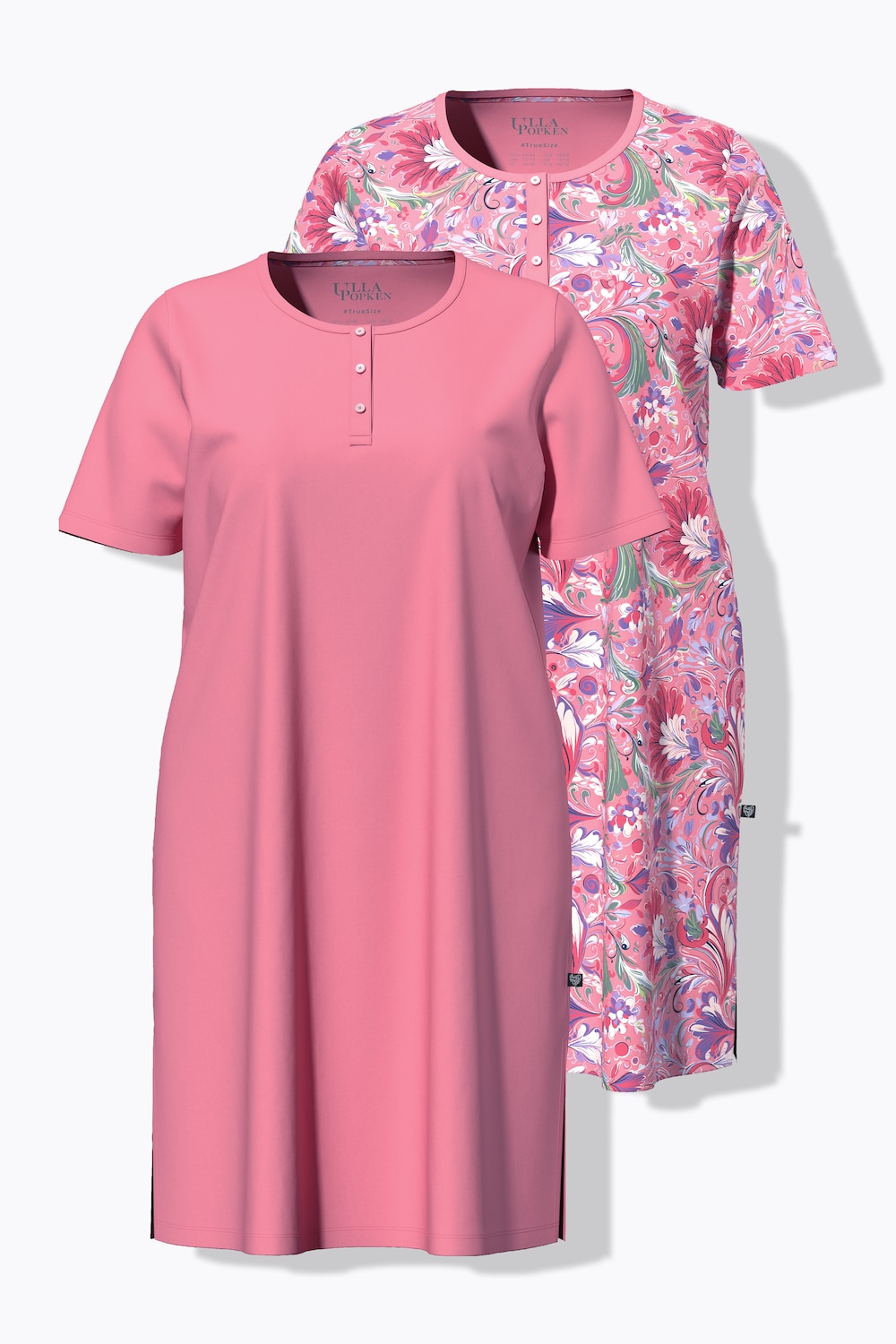 Große Größen Bigshirts, Damen, rosa, Größe: 54/56, Baumwolle, Ulla Popken