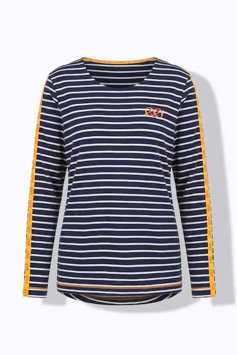 Ringelshirt, Rundhals, Langarm