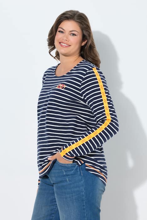 Ringelshirt, Rundhals, Langarm