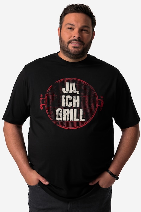 Men+ T-Shirt, Halbarm, Grillen, bis 8 XL