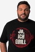 Men+ T-Shirt, Halbarm, Grillen, bis 8 XL