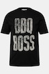 Men+ T-shirt, halve mouw, BBQ Boss, tot 8XL