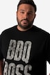 Men+ T-shirt, halve mouw, BBQ Boss, tot 8XL