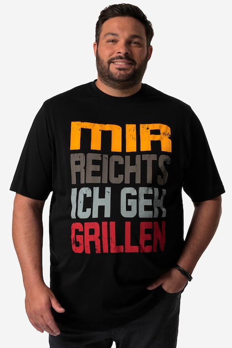 Men+ T-Shirt, Halbarm, Grillen, bis 8 XL