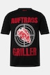 Men+ T-shirt, halve mouwen, grillen, tot 8 XL