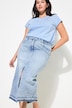Jeansrock, A-Line, 5-Pocket, Schlitz vorne