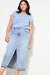 Jeansrock, A-Line, 5-Pocket, Schlitz vorne