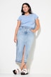 Jeansrock, A-Line, 5-Pocket, Schlitz vorne