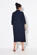 3/4 Sleeve Military Shirt Dress
