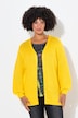 Straight cut cardigan with balloon sleeves