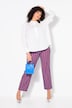 Pantalon Sienna en jersey, taille élastique, jambe étroite