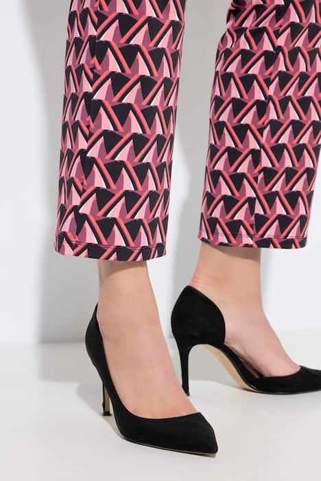 Jersey broek Sienna, smalle pijpen, elastische tailleband