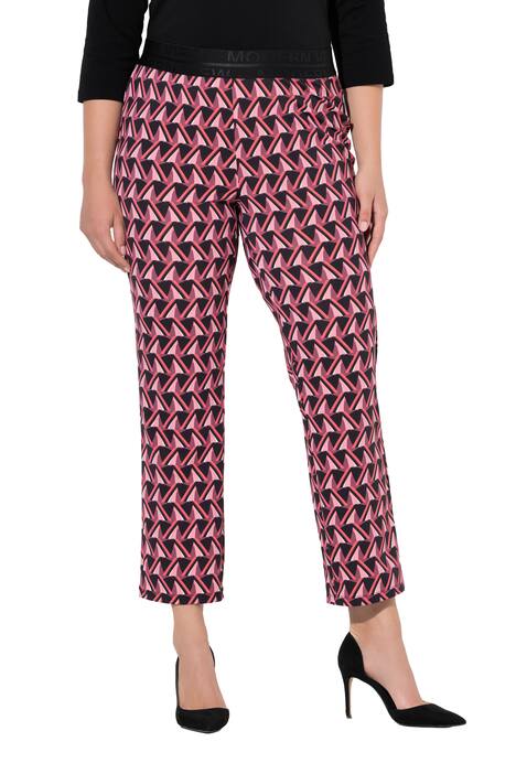 Žerzejové kalhoty Sienna, úzké nohavice, elastický pas