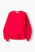 Sweat-shirt coupe évasée, manches longues raglan avec fronces
