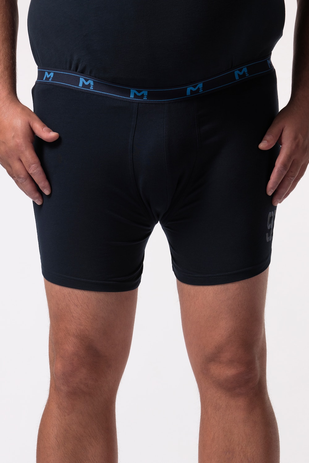 Stora storlekar Boxershorts FLEXLASTIC®, Her, blå, storlek: 8XL, Bomull, Men Plus