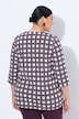 Shirt, grafischer Druck, Tunika-Ausschnitt, 3/4-Arm