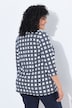 Shirt, grafischer Druck, Tunika-Ausschnitt, 3/4-Arm