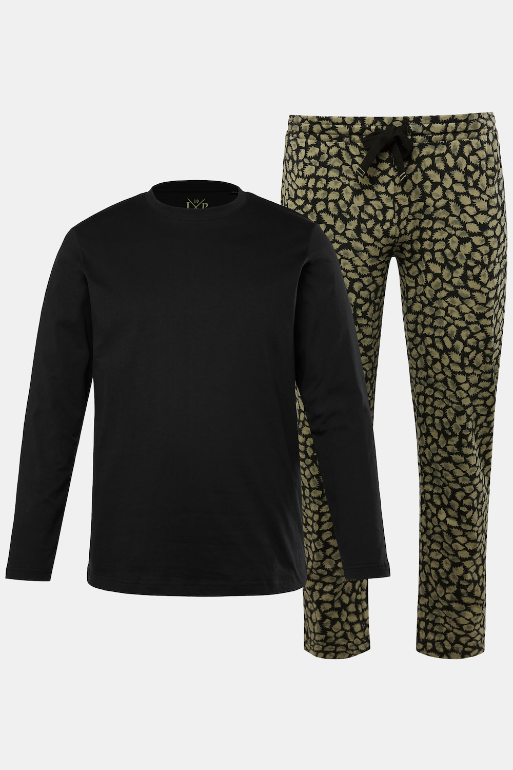 JP 1880 pyjama, loungewear, tweedelig, shirt met lange mouwen, tot 8XL