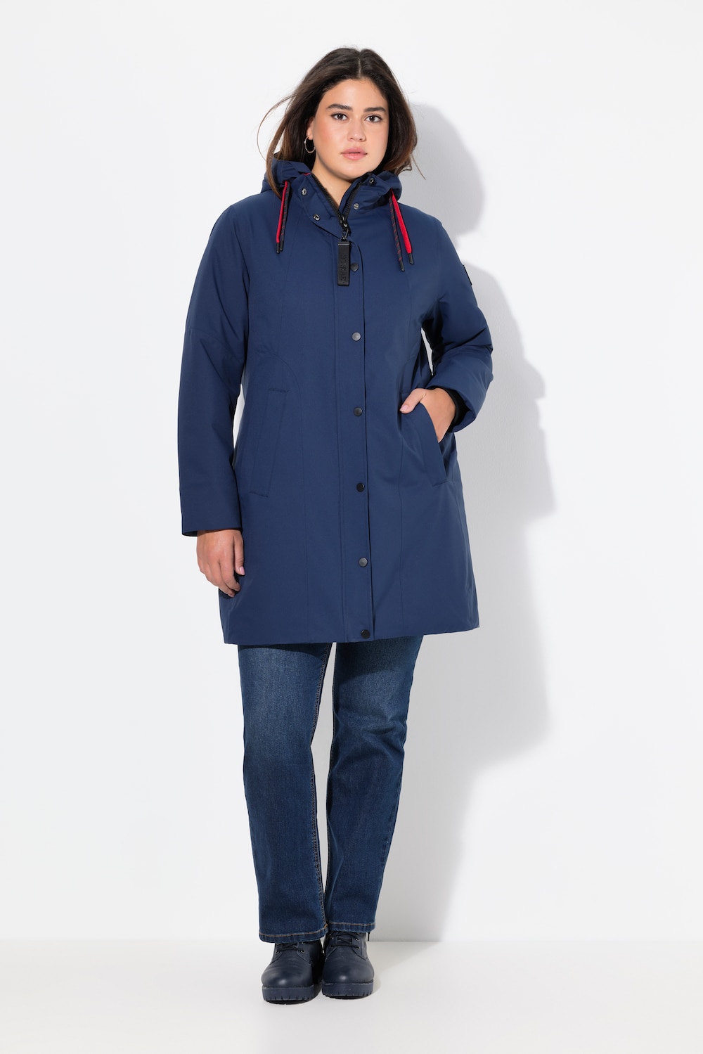 Große Größen HYPRAR Funktionsjacke, Damen, blau, Größe: 46/48, Polyester/Synthetische Fasern, Ulla Popken