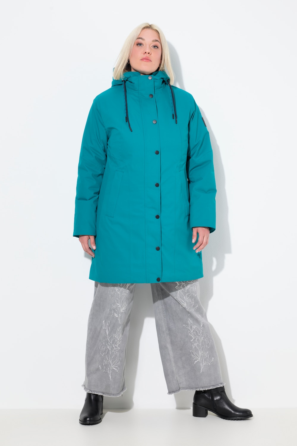Große Größen HYPRAR Funktionsjacke, Damen, türkis, Größe: 62/64, Polyester/Synthetische Fasern, Ulla Popken