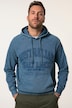 Sweat-shirt à capuche JP 1880, style vintage, poche kangourou et flocages - jusqu'au 8 XL