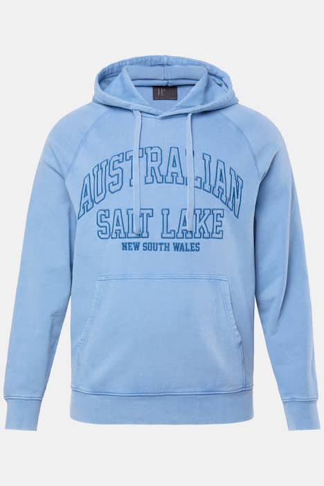 JP 1880 Hoodie, Badges, Vintage Look, Kapuze, Kängurutasche, bis 8 XL