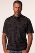 Polo JP 1880 ventre confort. Manches courtes. Tissu piqué, imprimé all-over - du XXL jusqu'au 8 XL