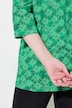Shirt, bloemen, A-lijn, ronde hals, 3/4-mouwen