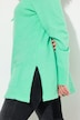 Pull col montant et cordon de serrage, poches et manches longues