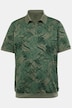 Polo JP 1880 ventre confort. Manches courtes. Tissu piqué, imprimé all-over - du XXL jusqu'au 8 XL