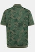 Polo JP 1880 ventre confort. Manches courtes. Tissu piqué, imprimé all-over - du XXL jusqu'au 8 XL