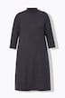 Strickkleid, A-Linie, Stehkragen, 3/4-Arm