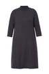 Úpletové šaty, A střih, stojáček, 3/4 rukávy