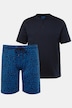 Pyjama JP 1880, collection Homewear. T-shirt henley + short – jusqu'au 8 XL