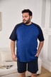 Men+ pysjamas, todelt, halve ermer, shorts, opptil 8 XL
