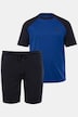 Men+ pysjamas, todelt, halve ermer, shorts, opptil 8 XL